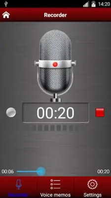 Voice Recorder android App screenshot 1