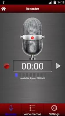 Voice Recorder android App screenshot 2