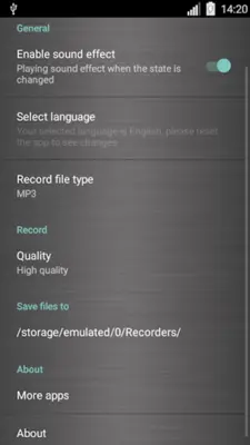 Voice Recorder android App screenshot 3