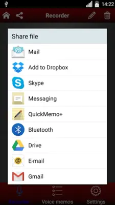 Voice Recorder android App screenshot 5