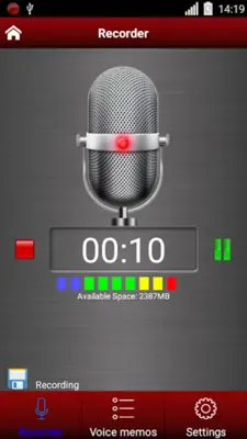 Voice Recorder android App screenshot 7